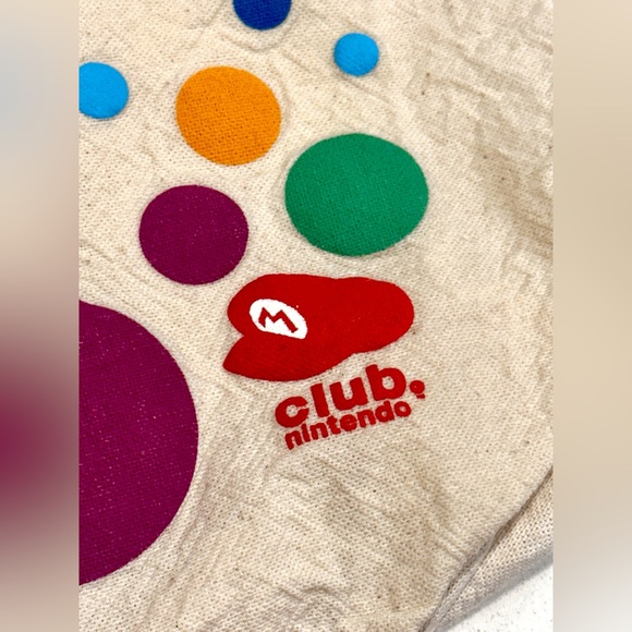 Limited Edition Club Nintendo Super Mario Mushroom Tote Bag - Picture 2 of 9